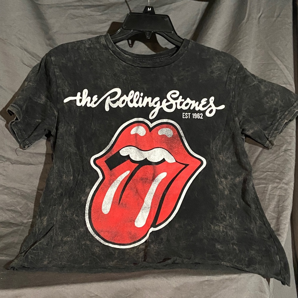 The Rolling Stones Black Cotton Tee